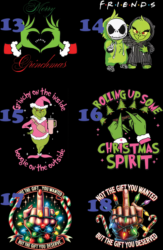 funny Christmas shirts part 2 (Black shirt)